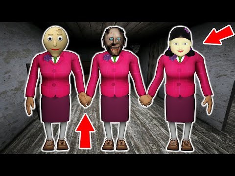 Scary Teacher 3D vs Granny vs Baldi vs Squid Game - funny horror animation (60 min funny episodes)