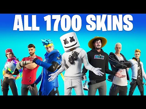 Fortnite ALL SKINS (All 27 Season)