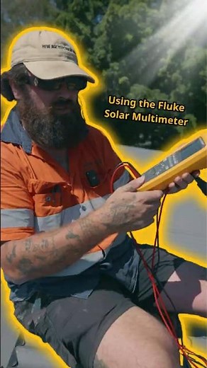 ☀️ Using the Fluke Solar Digital Multimeter | New_Age_Electrical_Co #solar #electrician
