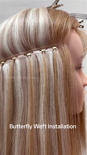 Butterfly Weft Installation: The Easiest Hair Extension Method