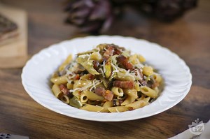 Pasta saporita ai carciofi
