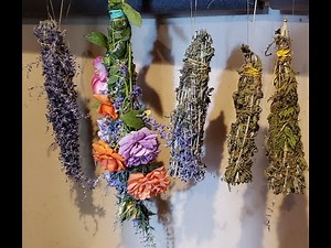 DIY How To Dry & Make Flower, Sage & Herb Smudge Sticks Or Aromatherapy Incense