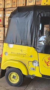 5.1K views · 58 reactions | It’s not everyday you get a Giant Cheese Wedge Tuk-Tuk nestled amongst 5,000 tonnes of cheddar!This morning, we were delighted to welcome our friends @millbrookdairy who indulged in some of our finest cheddar. Their team is embarking on an extraordinary journey, driving over 1,300 miles visiting local dairies in their magnificent Tuk-Tuk to raise funds for @bbccin Wishing them the best of luck for the remaining 7 days! #tuktukchallenge | Wyke Farms | Facebook