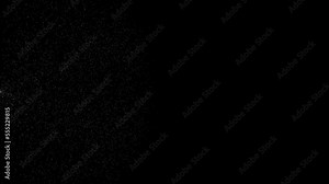 Abstract thick stream of particles flying out from the side and flying away gradually slowing down on any background with Alpha Channel. Huge number of moving particles. Science concept. 3d animation Stock Video