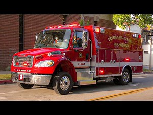 Beverly Hills Fire Dept. *NEW* Rescue 3 & Engine 3 Responding