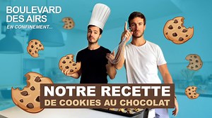 51K views · 1.3K reactions | ‍ En confinement, on fait beaucoup de musique, mais pas que ! Chose promise chose due, voici notre fameuse recette de cookies maison présentée dans notre live. A vous de jouer ! Envoyez-nous vos plus belles variantes. La recette complète dans la description de la vidéo ==> https://www.youtube.com/watch?v=6s6qgxoiZPg&lc=Ugz9ExjhP3FutouH-Qx4AaABAg | Boulevard des Airs BDA | Facebook