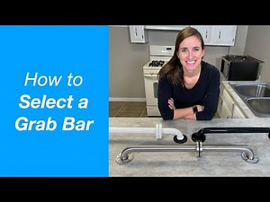 How to Select a Grab Bar for your Bathroom, Shower, or Toilet | Standard vs. Designer
