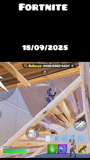 Fortnite Mobile Chapter 6 Season 4 gameplay Redimi note 13 pro 18/09/2025