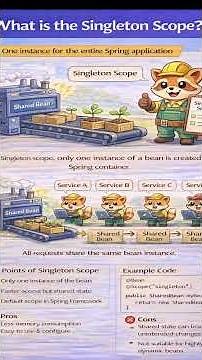 Singleton Scope in Spring Explained in 60 Seconds | Spring Boot Shorts