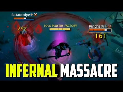 ONE-STAND BUILD for INFERNAL SCYTHE in OPEN WORLD | ALBION ONLINE PVP