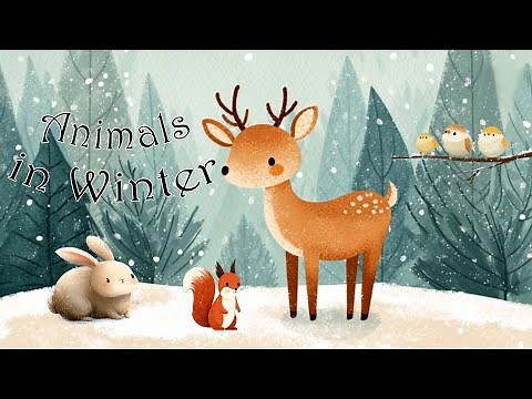 Winter Animals for Kids | Learn About Animals in Winter! ❄️🐾
