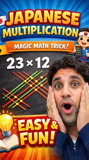 Japanese Multiplication Method 😳