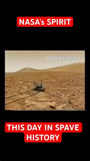 On This Day In Space History | January 3, 2004 | Spirit Rover