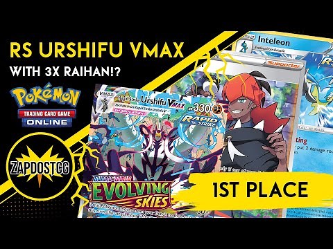 1ST Place Rapid Strike Urshifu VMAX Deck WINS HUGE TOURNAMENT - BDIF? (Pokemon TCG)