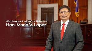 WATCH: After over four decades in public service, #SupremeCourtPH Associate Justice Mario V. Lopez retires today on the occasion of his 70th birthday. We pay homage to his life and career, and wish him well in his next endeavors. Happy birthday and happy retirement, Your Honor! Learn more about Justice Lopez, the 185th Associate Justice of the Supreme Court of the Philippines: https://sc.judiciary.gov.ph/justice-mario-v-lopez/ | Supreme Court PH