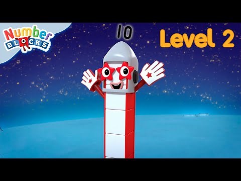 Blast Off | Full Episode - S2 E7 | Numberblocks (Level 2 - Orange 🟠)