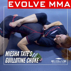 50K views · 5.2K reactions | UFC World Champion Miesha Tate teaches how to set up a guillotine choke at Evolve MMA. | Evolve MMA | Facebook