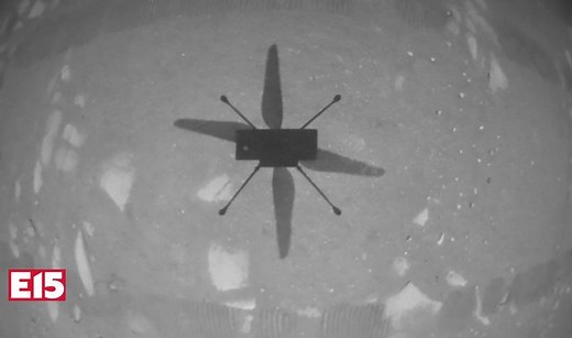 NASA slaví. Dron Ingenuity zvládl vzlétnout na povrchu planety Mars