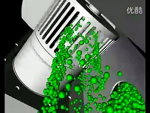 气流磨演示图(沈阳粉体机械设计所)