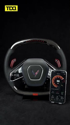 Corvette C8 LED Steering Wheel ❤️\nMagnetic LED Paddle Shifters 🏎️\n1+1 Package ❤️