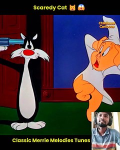 6.1K views · 281 reactions | Scaredy Cat  Porky Pig and Sylvester's Spooky Mouse Mystery! Classic Merrie Melodies | Childhood Cartoons | Facebook