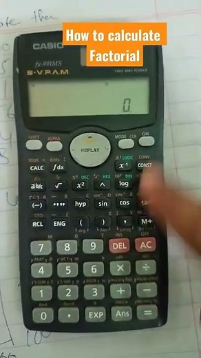 how to calculate factorial from calculator