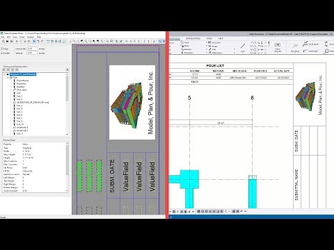 Tekla Structures: Images in Templates