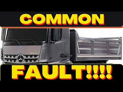 Mercedes-Benz Arocs intermittent starting fault earth point repair common fault fixed yourself