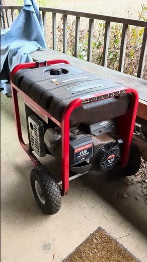 LOT 5007, TROY-BILT 5500 WATT GENERATOR WITH 8550 STARTING WATTS