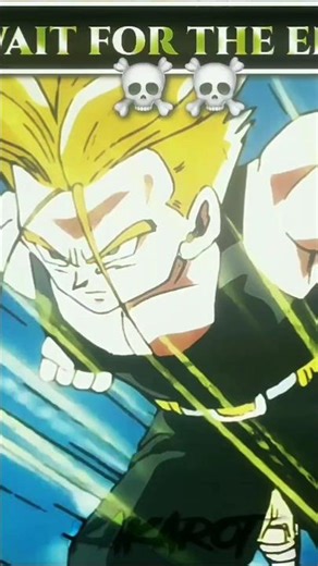 Trunks destroy android s just a sec || #trunks #goku