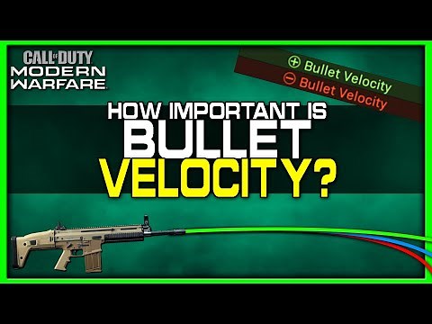 How Important is Bullet Velocity in Modern Warfare?