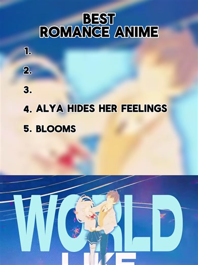 The Best Romance Anime Recommendations
