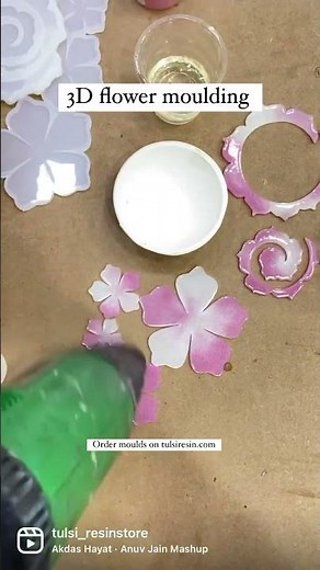 How to Make 3D Resin Flowers | Step-by-Step Bending & Shaping Tutorial