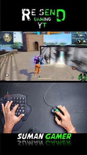 Mastering Free Fire: Keyboard and Mouse Gameplay with Handcam #Shorts