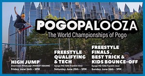 Pogopalooza 2022: The World Championships of Pogo, Xpogo, Pittsburgh, 24 June to 26 June