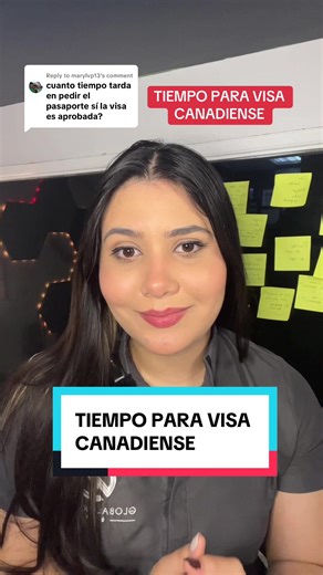 Consulta sobre tiempos para visa canadiense