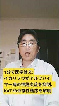イカリソウは、KAT2B依存性メカニズムを介して神経炎症を軽減し、アルツハイマー病を改善する。Frontiers in medicine. 2026;13;1811410.