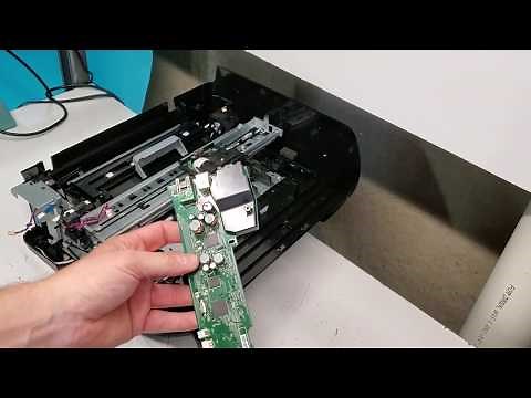 How to take apart HP Officejet 5740 Printer for Parts or to Repair 8040, 7640