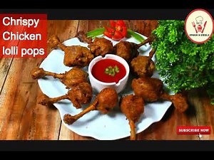 Easy Crispy Chicken Lollipop Recipe | Chicken Drumsticks/Sweet and Spicy Chicken Lollipop