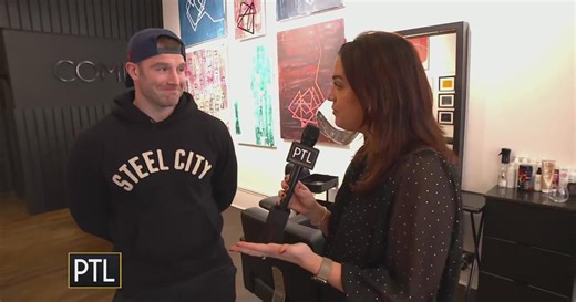 Meeting a local dad who is flexing his artistic side by turning his canvas into a cause for his son