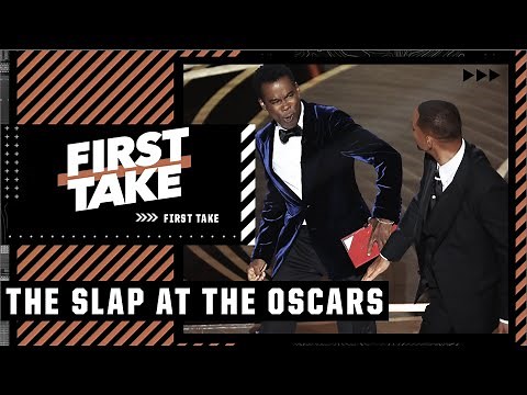 SLAP HEARD AROUND THE WORLD! First Take reacts to Will Smith slapping Chris Rock 🍿