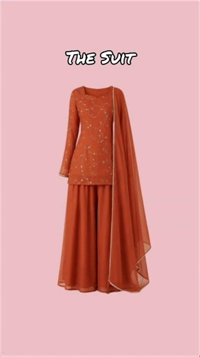 POV: Orange Embroidered Kurta + Palazzo 🧡💛 #ootd #outfitideas