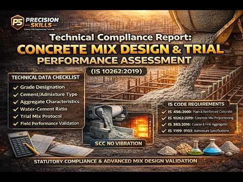 Concrete Mix Design MASTERCLASS | IS 10262:2019 + SCC + Mass Concrete 🚧#civil #construction #facts