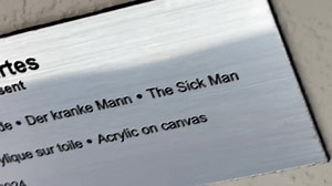 Custom Art Gallery Sign: Brushed Silver & Black Acrylic, Museum Style - Etsy Canada