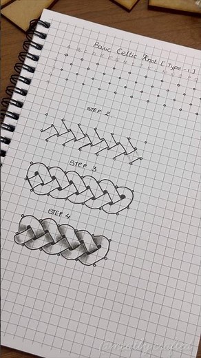 Celtic knot tutorial for beginners! #celtic #celticknot #celticknots #celticknottutorial
