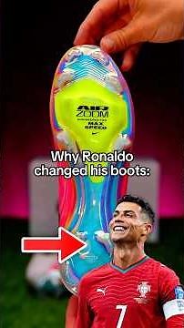 Why Ronaldo Changed His Boots 😳