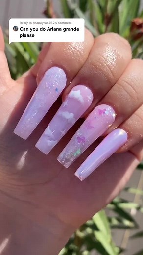 Ariana Grande Inspired Acrylic Nail Tutorial