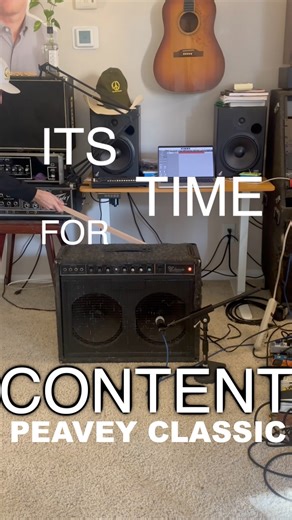 Infinite Kamikaze on Instagram: "ITS TIME FOR CONTENT Hello again there my darling #peavey #vintageamp #peaveycult #guitaristofinstagram"