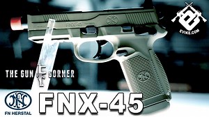 Cybergun FN FNX-45 Tactical Airsoft Gas Blowback Pistol by VFC (Color: Dark Earth / Gun Only)