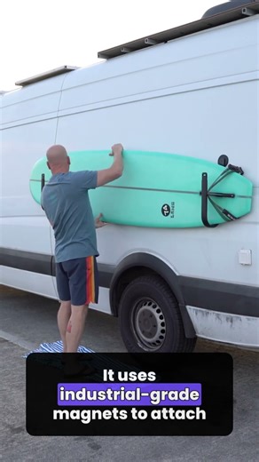The Surfboard Rack Every Van Lifer Needs in 2025 🌊🚐 (Magnetic & Tool-Free!)
